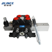 Vanne de commande directionnelle à haut débit de 26,5 GPM, vanne de commande hydraulique pour grue, vanne de commande hydraulique à joystick avec télécommande électrique