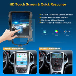 Video de coche Vertical pantalla inteligente navegación GPS <span class=keywords><strong>Android</strong></span> 11 soporte <span class=keywords><strong>Bluetooth</strong></span> para Opel Astra J 2009-2015 - Product Image 2
