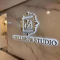 Enseigne LED personnalisée, exquise, de précision, élégante, tendance, résistante aux intempéries, avec logo d'identité pour boutique, galerie, magasin, affichage