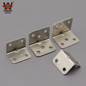 Support d'angle en acier inoxydable Disiwei, 90 degrés, épaissi, en forme de L, pour support d'étagère de vitrine - Product Image 2