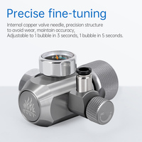 Régulateur de CO2 pour aquarium Mufan avec clapet anti-retour, compteur de bulles, électrovanne magnétique, vanne de réduction de pression de CO2 pour aquarium MUFAN