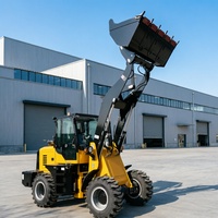 Chargeuse sur pneus compacte haute performance SYNBON 920, capacité de 2 tonnes, chargeuse frontale avec certification CE pour l'agriculture et la construction
