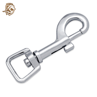 3/4 "* 2 3/4" kualitas tinggi Snap logam pengunci sendiri klip kait pegas kawat pegas ganda gerbang baik kait jepret d-ring kait pegas
