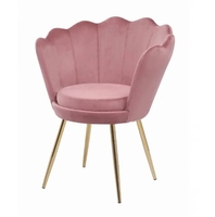 Chaise de salle à manger haut de gamme velours tissu coussin siège maison loisirs fauteuil avec cuir synthétique maison bureau entrée entrepôt