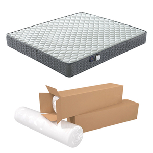 Wholesale Custom Queen King Size Pocket Spring Mattress in a <b>Box</b> Carton Packed for Bedroom Furniture - Product Image 1