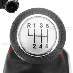 12/23mm 5/6 Speed <b>Gear</b> <b>Knob</b> Shift W/ Gaiter Boot Cover for Volkswagen for VW BORA GOlf MK4 4 IV for JETTA GTI 1999-2005 - Product Image 2