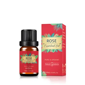 Venta al por mayor 100% Pure Plant Ylang Sándalo Dulce Naranja Menta Jazmín Rosa Árbol de té Lavanda Aceite esencial (nuevo)
