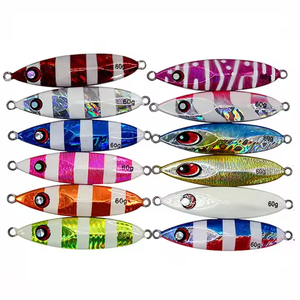 B bionique métal Luia Jigging Jigbait plaque de fer appât de plomb balançoire lente lueur dans le noir mer nuit bateau de pêche - Product Image 1