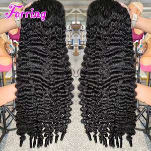 Perruque Pixie Bouclée Prête à Porter en Cheveux Humains Brésiliens, Sans Colle, Vente en Gros, Cheveux Naturels avec Perruques Frontales HD Full Lace pour Femmes - Product Image 4