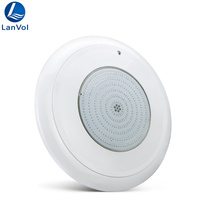 Lampe LED PAR56 pour piscine LanWo, nouvelle conception, 24W 35W, blanc chaud, blanc froid, RGB, 12V, IP68, étanche, lumière sous-marine