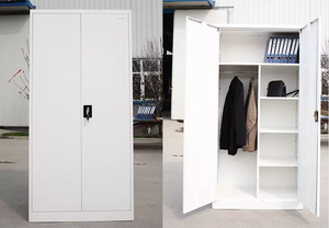 Armoire suspendue en acier moderne personnalisable et verrouillable, design autoportant démontable pour hôpital, salon, chambre à coucher, salle à manger - Product Image 2