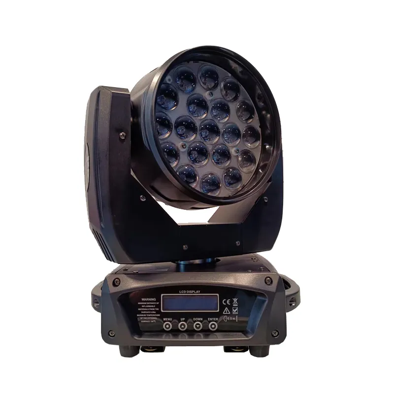 RGBW LED 19*15W yıkama noktasal ışın demeti hareketli kafa 4 1 lazer Bar için ışık kulübü DJ disko sahne