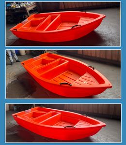 <span class=keywords><strong>Kayak</strong></span> de Pesca para 4 Personas de PE de 3.1 m, Bote de Remos, Bote de Pesca de Plástico Rígido de <span class=keywords><strong>Doble</strong></span> Capa, Robusto Bote de Plástico con Almacén para Peces - Product Image 5