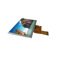 ZKDISPLAY Hochhelles 5-Zoll 800x480 1000 Nits TFT LCD Touchpanel mit Treiberplatine Sonnenlicht-Lesbar 40PIN RGB