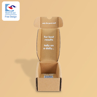 Boîte d'Expédition Kraft, Emballage en Carton Rigide pour Petites Boîtes d'Envoi