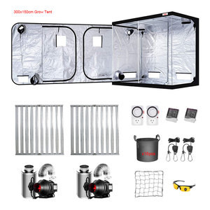 2021 combination Grow Tent Complete Kit 600D Home Plants Box 600*300*200cm Indoor hydroponic Grow Tent Complete Kit