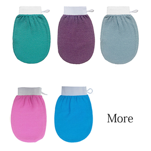 Leverancier 150D Viscose Turkse Exfoliërende Mitt Body Scrub Private Label Marokkaanse Hammam Handschoenen - Product Image 6