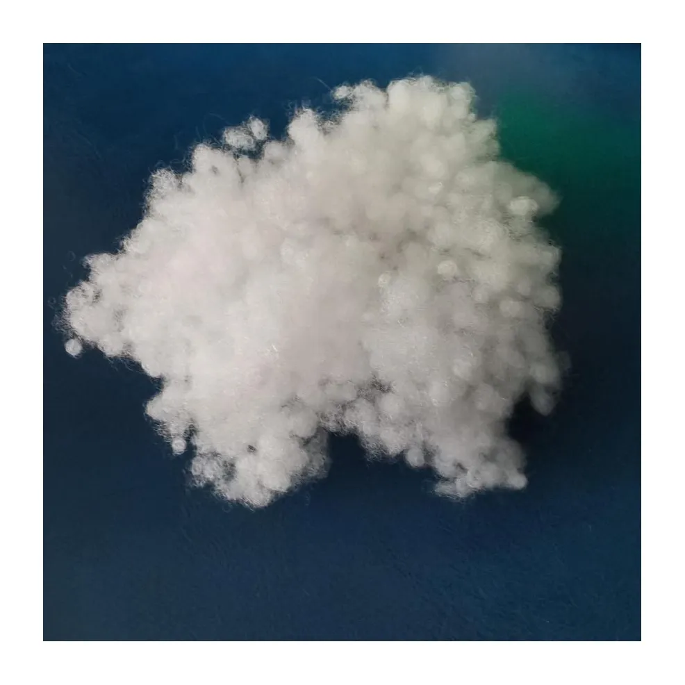 OEKO-TEX Standard Dupont Sorona biologico riciclato HCS polyfill ripieno PP cotone 100% fibra di fiocco di poliestere cavo