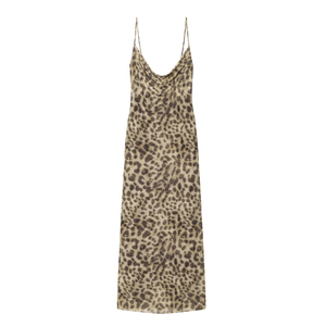 Vestido Midi Sexy <span class=keywords><strong>de</strong></span> Tirantes Finos con Estampado <span class=keywords><strong>de</strong></span> Leopardo para <span class=keywords><strong>Mujer</strong></span>, Ajustado al Cuerpo, para Fiesta, OEM/ODM por Fábrica <span class=keywords><strong>de</strong></span> <span class=keywords><strong>Ropa</strong></span> China - Product Image 1