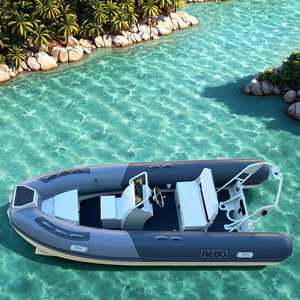 Bateau gonflable côtelé en aluminium <span class=keywords><strong>Semi</strong></span>-<span class=keywords><strong>rigide</strong></span>, 3d, PVC/Hypalon/rca, offre spéciale, <span class=keywords><strong>420</strong></span> - Product Image 1