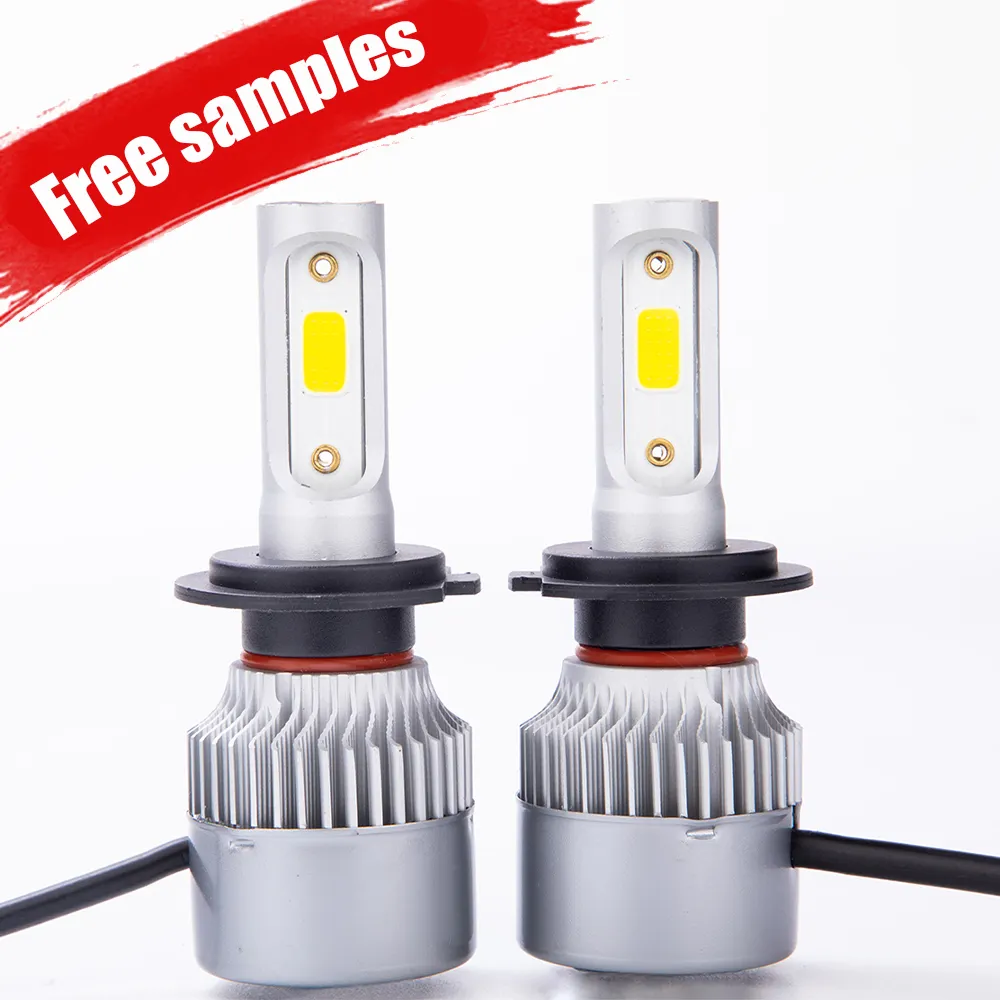 Lâmpadas de led automotivas, lâmpadas de led para farol automotivo com feixe alto e baixo, h1, h4, h7, h11, 9005, 9006, 880 e 9012