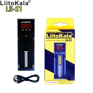 Liitokala Lii-S1 배터리 충전기 18650 26650 18350 18340 리튬 이온 Ni-MH 배터리