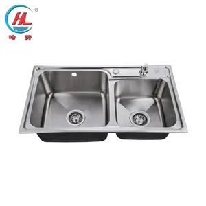 High Quality Restaurant Kitchen Top Mount Sinks Stainless Steel Kitchen Sink