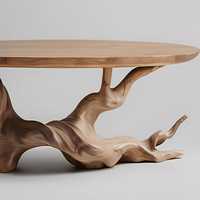 Table Console en bois massif naturel fait à la main Design minimaliste de luxe pour la maison salon hôtel école salle à manger meubles de salle à manger