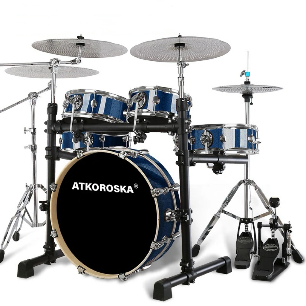 Deep Blue + D60 Muted (5-Drum 4-Cymbal)