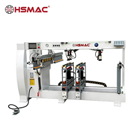 Machine de perçage et d'alésage CNC pour le travail du bois HSMAC, prix usine, moteur 4,5 kW, tension 380 V, vitesse 2840 tr/min, largeur de travail maximale 2440 mm