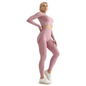 Conjunto Deportivo de Yoga de 2 Piezas, Talla Grande, Alta Elasticidad, Sin Mangas, Shorts Ajustados, Sexy, Sin Costuras, Tejido Cómodo y Transpirable - Product Image 4