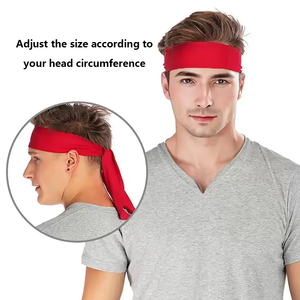 Nhà Máy Bán Buôn Biểu Tượng Tùy Chỉnh Lụa Satin Polyester Halloween Bóng Đá Quần Vợt Bóng Rổ Thể Thao Sweatbands Headband Cho Phụ Nữ Người Đàn Ông - Product Image 3
