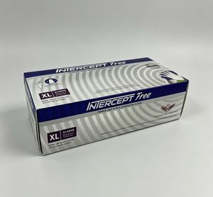 Intercept Free Powder-Free Nitrile Examination Gloves Disposable Medical Grade American Nitrile - Product Image 1