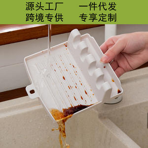 ชั้นวางฝาหม้อแบบสี่เหลี่ยม ชั้นวางอุปกรณ์ครัวแบบพกพาอเนกประสงค์ สำหรับช้อน ตะเกียบ ตะหลิว - Product Image 3