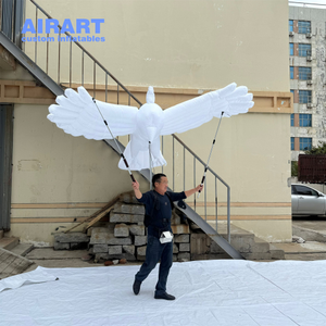 Marioneta <span class=keywords><strong>de</strong></span> Pájaro Inflable con Luces LED para Jardín, Patio, Fiesta Nocturna, Espectáculo - Product Image 1