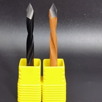 Fraise à bois en carbure HWR HRC55 à 2/4 rainures, outil en carbure de tungstène pour usinage CNC, longue durée de vie