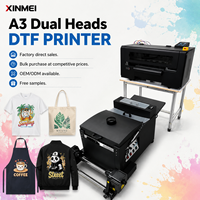Impresora DTF XINMEI A3 de 30 cm, Máquina de Transferencia Térmica Directa a Película para Ropa, Impresora DTF de Rollo a Rollo