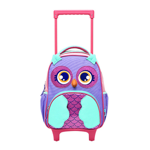 Mode mignon belle unisexe étudiant roulant école <span class=keywords><strong>sac</strong></span> <span class=keywords><strong>à</strong></span> <span class=keywords><strong>dos</strong></span> avec roues <span class=keywords><strong>Ultra</strong></span> <span class=keywords><strong>léger</strong></span> dessin animé motif Animal - Product Image 6