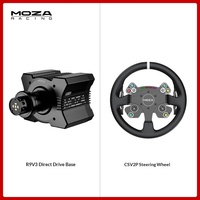 Volant et pédalier de simulation de course professionnels MOZA R9 V3 en gros pour jeux de course sur PC