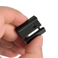 Adaptateur de montage de lunette tactique, base de montage 11 mm Dovetail vers 20 mm, accessoires de chasse