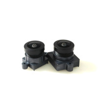Lente Ojo de Pez de 1.6mm F2.0 M12, Panorámica de 200°, 6G+IR, IP69 Impermeable, para CCTV de Coche de 360° y Cámara de Seguridad Exterior de 2MP