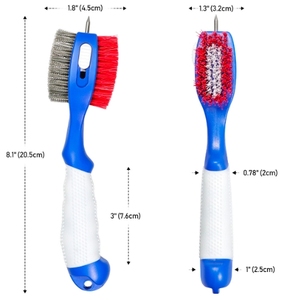 Cepillo Limpiador de Palos de Golf con Agarre Ergonómico y Cable Retráctil de 2.5 Pies - Cepillo y Limpiador de Palos de Golf Resistente para Golfistas - Product Image 2