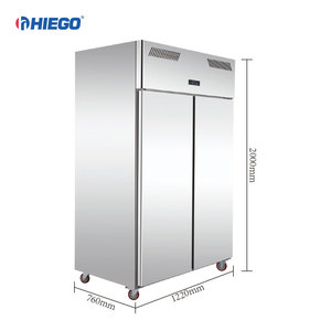 Refrigerador Vertical Eléctrico Portátil con Compresor, Acero Inoxidable, Capacidad de 500L, Sin Escarcha, Uso Comercial - Product Image 4