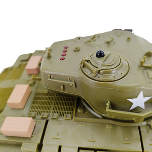 รถถังจำลองบังคับวิทยุ 3841-10 ขนาด 1/30 รุ่นเชอร์แมน M4A3 ปะทะ เพอร์ชิง M26 ระบบอินฟราเรด ต่อสู้ <span class=keywords><strong>2</strong></span>.4Ghz ของเล่นรถถังบังคับวิทยุ MT - Product Image 6