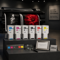 Encre pigmentée Inklab HP745 6 couleurs à base d'eau pour HP DesignJet Z2600/Z5600 300ML/flacon
