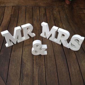 Letras de Madera al por Mayor para Bodas, Letras Creativas de Mr & Mrs para Decoración de Fiestas y Accesorios para Fotos, Dropshipping - Product Image 3