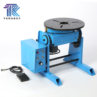 TKweld Mini 1 Positionneur de table rotative de soudage à rotateur axial avec mandrin de fixation Petite charge utile 10kg 15kg