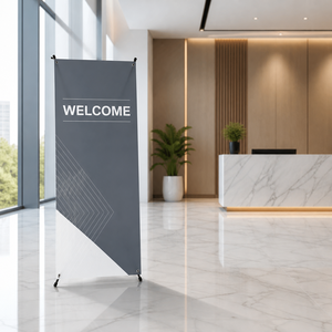 Exhibidores de Aluminio en Forma de <span class=keywords><strong>X</strong></span> para Publicidad, <span class=keywords><strong>80x180</strong></span>, Verticales, Impresión Digital, Soportes para Pancartas Tipo <span class=keywords><strong>X</strong></span>, Pósteres Comerciales, Venta al Por Mayor de Fábrica - Product Image 4