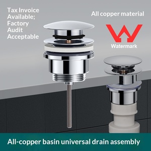 Válvula de Desagüe Universal de Porcelana, Fácil de Limpiar, para <span class=keywords><strong>Lavabo</strong></span> de Cerámica, Desagüe de Baño - Product Image 4