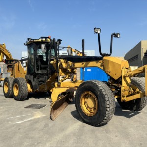 Gatto 160M moter <span class=keywords><strong>grader</strong></span> ottime condizioni usato bruco 160M ruota livellatrice originale per la vendita a Shanghai - Product Image 1
